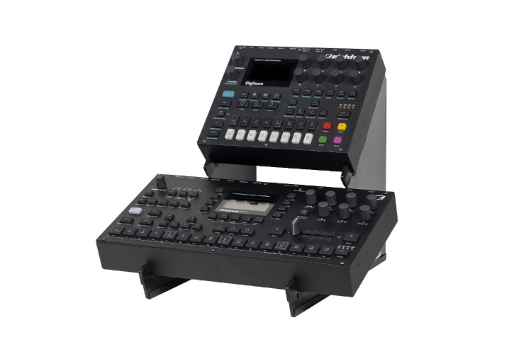 Headliner 2-Tier Desktop Synth Stand (HL22052) - 2-Tier Desktop Synth Stand