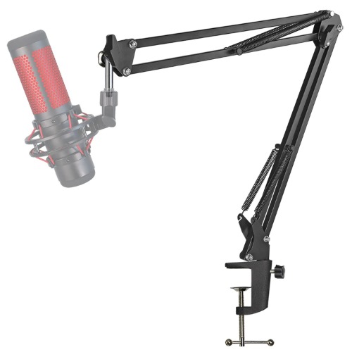 HyperX QuadCast Boom Arm/ Stand - Professionele studiomicrofoonstandaard, compatibel met HyperX QuadCast S-microfoon van YOUSHARES - zwart