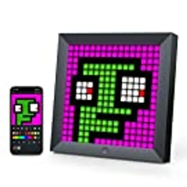 Divoom LED Light Display Panel Suit for RGB Light Bars,with Smart App Control Cool Animation Desk Setup for PC, TV, Gaming Room Decor