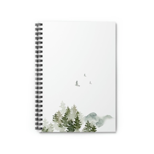 Birds and Nature Spiral Notebook - One Size