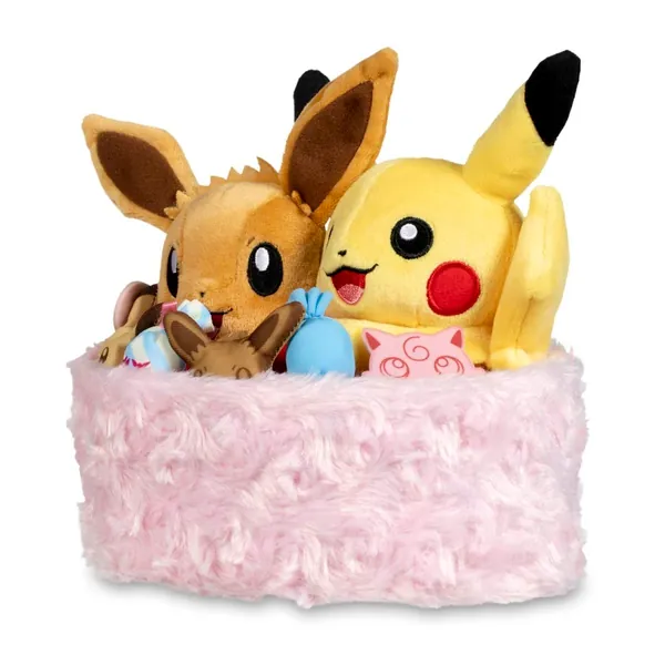 Seasonal Celebrations: Pikachu & Eevee Sweet Days Plush - 7 ¼ In.