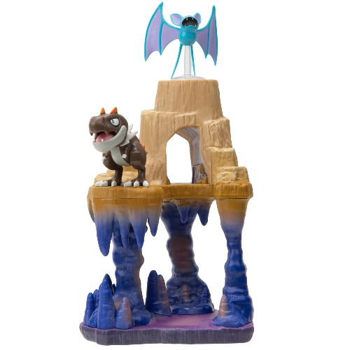 Pokemon Select Mountain Cave Environment - Multi-Level Display Set with 2-Inch Tyrunt and Zubat Battle Figures