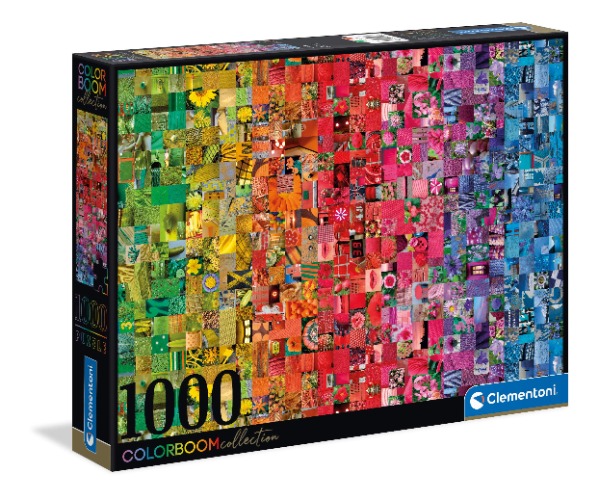 Clementoni Volwassen Puzzel, Collage - 1000 Stukjes - Colorboom, 10+ jaar, 39595