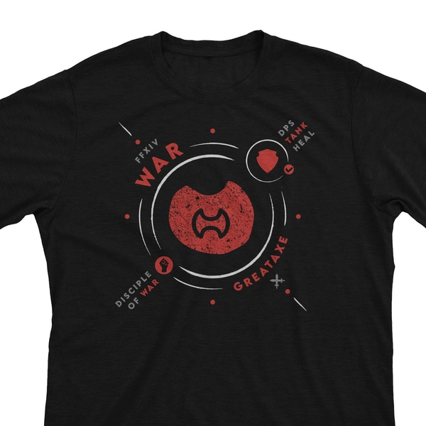 WAR Life - FFXIV Inspired Warrior Tank Job FF14 MMO Gamer Gift Unisex T-Shirt or Hoodie