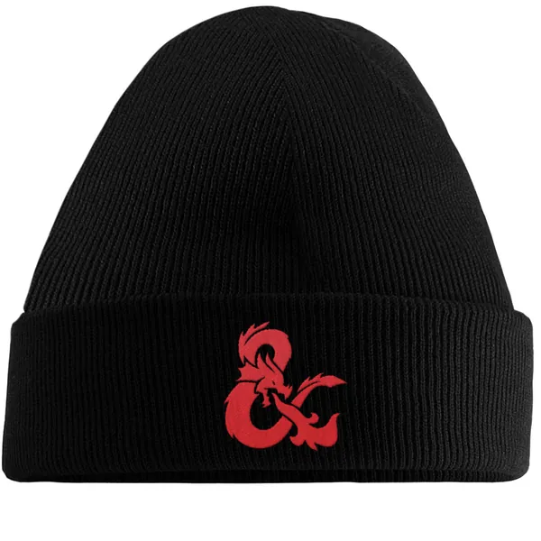 Hippowarehouse Dragon Symbol Embroidered Beanie Hat