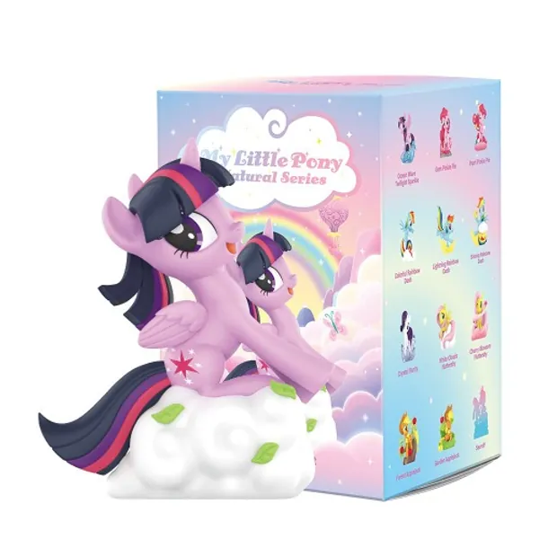POP MART My Little Pony Series 1PC Exclusive Action Figure Box Toy Bulk Box Popular Collectible Art Toy Cute Figure Creative Gift, for Christmas Birthday Party Holiday - Natural 1PC