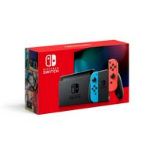 Nintendo Switch Console with Neon Red/Neon Blue Joy-Con Controller