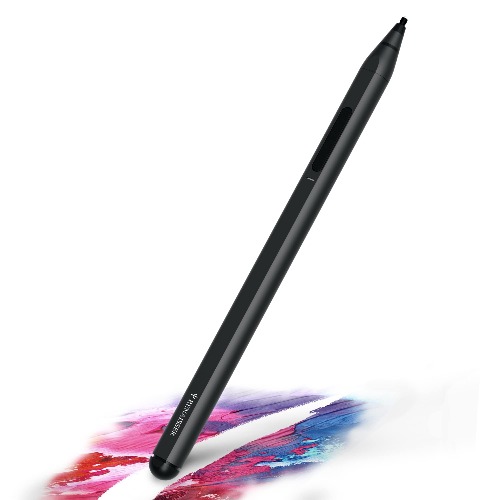 RENAISSER Raphael 530 Stylus Pen for Surface, Soft Tail & Barrel Dual Eraser, Designed in Houston, Made in Taiwan, USB-C Charging, 4096 Pressure Sensitivity, for Surface Pro 9 & Pro 8/Laptop 5 - 