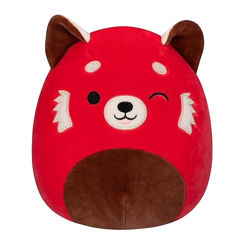 Squishmallows 8-Inch Cici Winking Red Panda - Little Ultrasoft Official Kelly Toy Plush - Red Panda