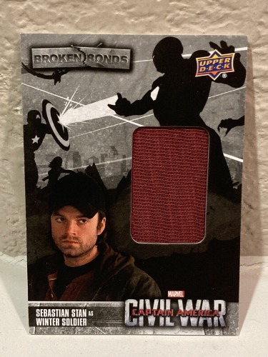CAPTAIN AMERICA CIVIL WAR BB-JB SEBASTIAN STAN AS WINTER SOLDIER COSTUME CARD