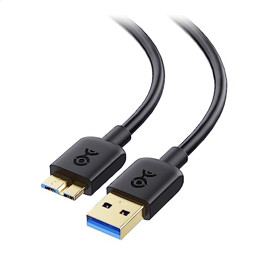 Cable Matters Long Micro USB 3.0 Cable 15 ft (External Hard Drive Cable, USB to USB Micro B Cable) in Black, Compatible with Seagate, LaCie, Toshiba, Samsung, Western Digital/WD External Hard Drive - 15 Feet - Black - 1