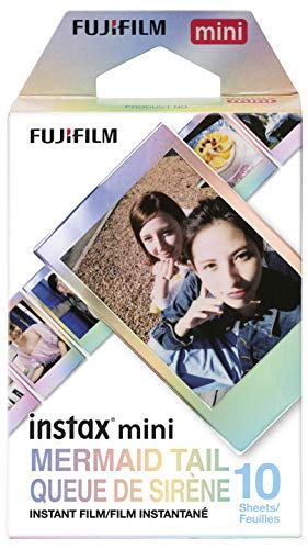Fujifilm Instax Mini Mermaid Tail Film - 10 Exposures - 10 Exposures - Mermaid Tail