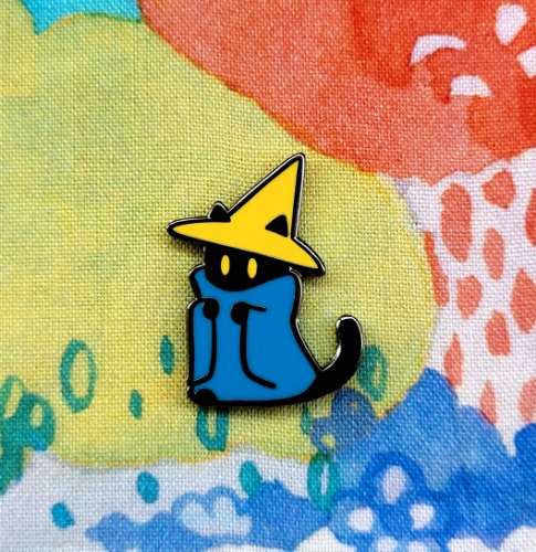 Black Mage Enamel Pin