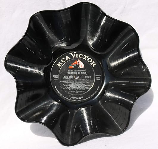 Vinyl Record Bowl hand made from a Sound Of Music album…