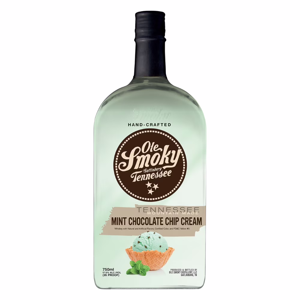 Whiskey Ole Smoky Mint Chocolate Chip Cream 750 ml