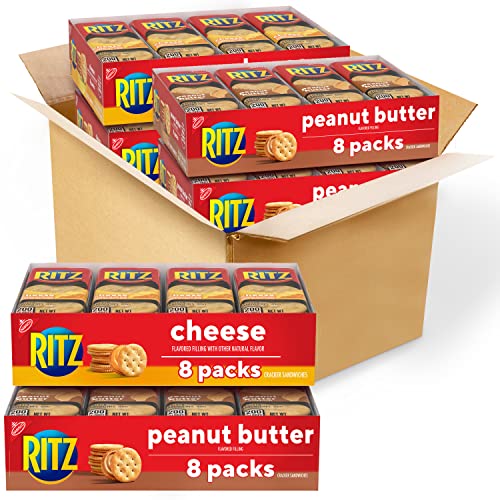 Creamy cheese and peanut butter, Variety Pack, 32 Snack Packs