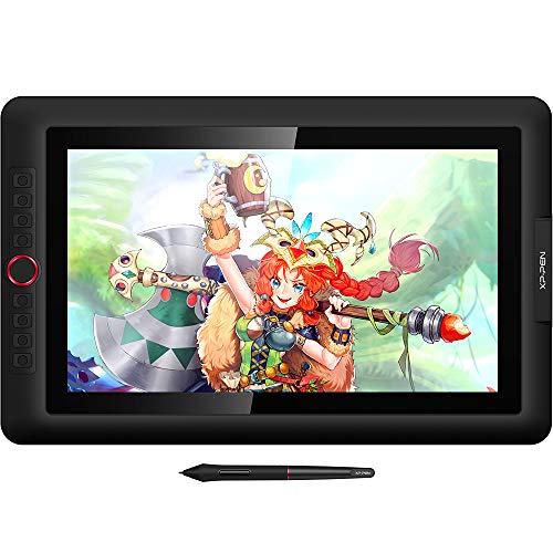XPPen 15.6 Inch Drawing Tablet with Screen Artist 15.6 Pro Tilt Support Graphics Drawing Tablet Pen Display Full-Laminated Red Dial (120% sRGB) 8192 Levels Pressure Sensitive & 8 Shortcut Keys - 15.6 inch