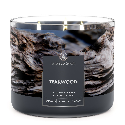 Teakwood Large 3-Wick Candle | Default Title
