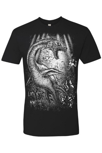 Loch Ness Monster T-shirt | Mens Tee / L