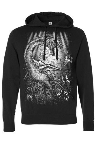 Loch Ness Monster Hoodie [Zipper or Pullover] | Pullover Hoodie / L