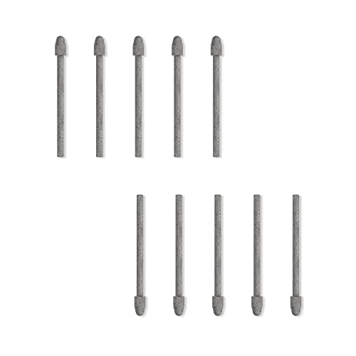 HUION 10 Pack Upgraded Replacement Felt Nibs PN05F Compatible with Pen Stylus PW517 for Drawing Tablets KD200, Kamvas 12, Kamvas 13, Kamvas 22, Kamvas 22 Plus, Kamvas Pro 16 Plus 4K, Kamvas Pro 24 4K