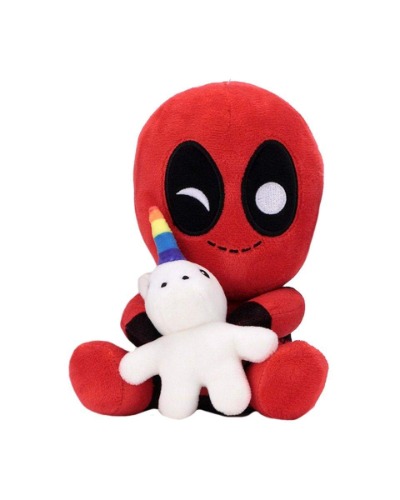 Marvel Deadpool Riding a Unicorn Plush by Kidrobot - 