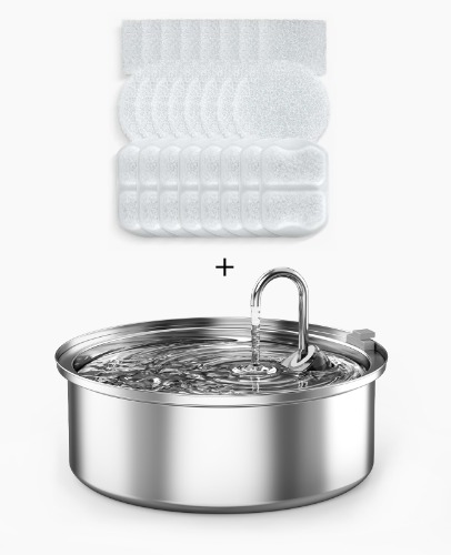 Oneisall 7L Dog Water Fountain for Large Dogs - Water Fountain & 8PCS Filters