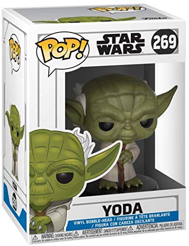 Funko Pop! Star Wars: Clone Wars Yoda Collectibles Vinyl Figure