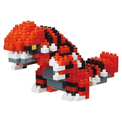 nanoblock - Groudon [Pokémon], Pokémon Series Building Kit - Grodou