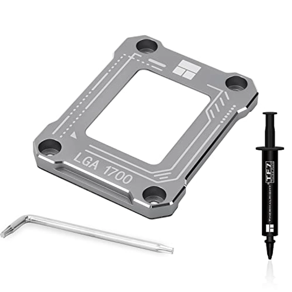 Thermalright intel 12/13th generation LGA1700 anti-bending buckle, curved pressure plate,CPU fixing buckle,CPU stress bending correction fixer, fully fitted and fixed without trace installation (gray)