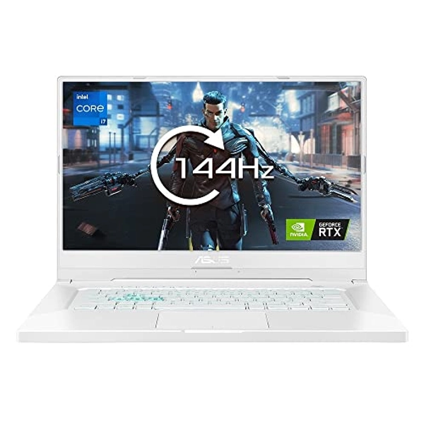 ASUS TUF Dash FX516PR 15.6" Full HD 144Hz Gaming Laptop (Intel i7 11370H, Nvidia GeForce RTX 3070, 16GB RAM, 512 GB SSD, Windows 10 with free Windows 11 upgrade), White, FX516PR-HN032T