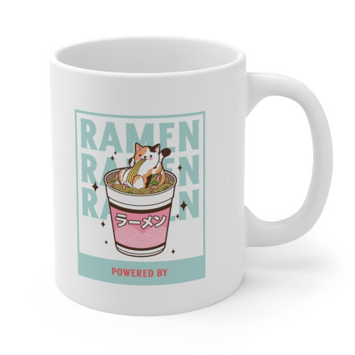 Powered by Ramen Novelty Mug - 11oz