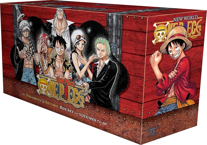 One Piece Box Set 4: Dressrosa to Reverie: Volumes 71-90 with Premium (4) (One Piece Box Sets)