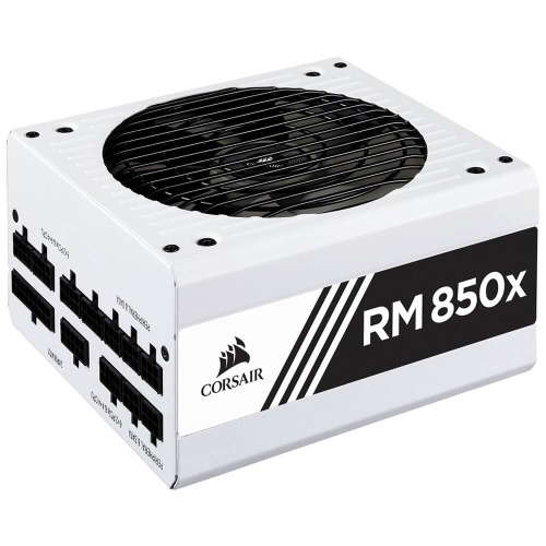 Corsair RMx White Series™ RM850x (2021) - 850 Watt 80 PLUS® Gold Certified Fully Modular PSU