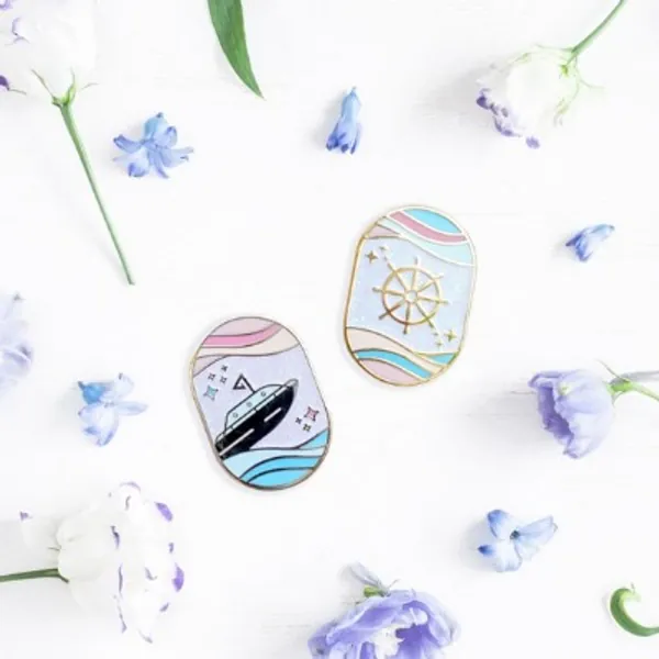 My My Pins  Seventeen Inspired  INSTOCKS  My My Ship & Helm | Etsy Canada