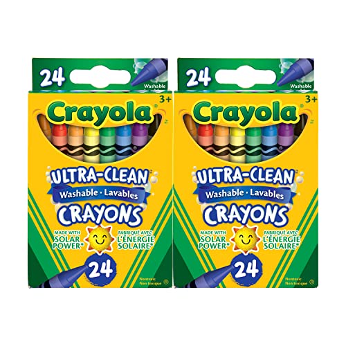 2pk Bundle of 24ct Ultra Clean Crayons