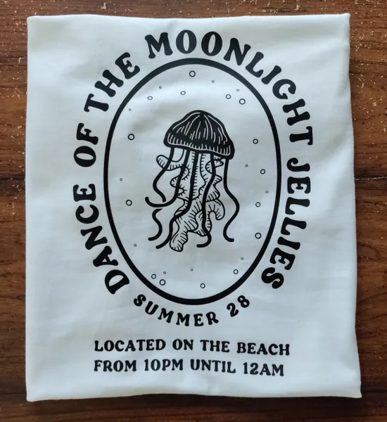 Dance of the Moonlight Jellies Tee Shirt OR Tote Bag - Stardew Valley - Customizable