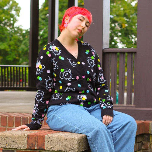 Soot Sprites Knitted Cardigan! - 3XL