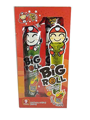 Tao Kae Noi Spicy Flavour Grilled Seaweed Big Roll 9x3g