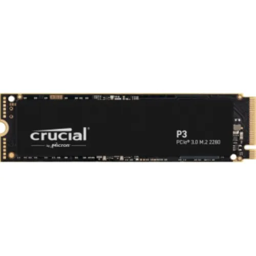 Crucial P3 NVMe PCIe M.2 2280 4TB Internal Solid State Drive - PCIe Gen 3 x4 - 3D NAND - 800 TBW - Sequential Read Up to 3500MB/s - Sequential Write Up to 3000MB/s