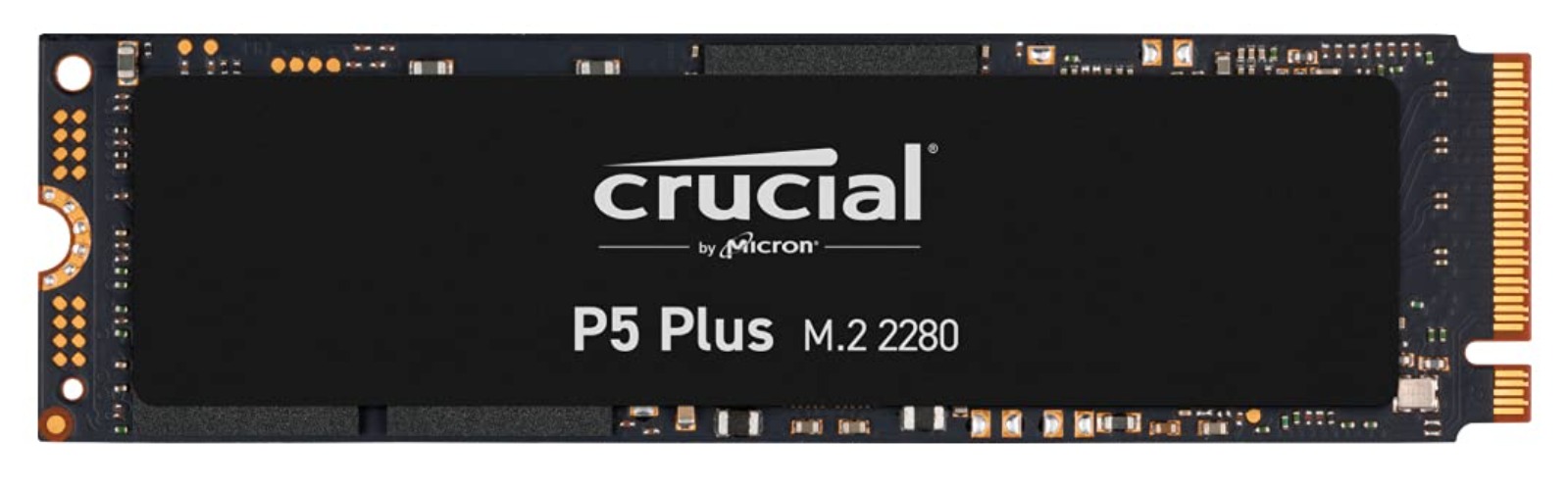 Crucial P5 Plus 500GB PCIe Gen4 3D NAND NVMe M.2 SSD, up to 6600MB/s - CT500P5PSSD8 - 500GB P5 Plus