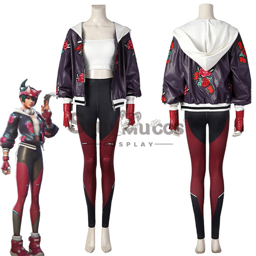 Game Overwatch 2 Kiriko Cosplay Costume Casual Wear - XL