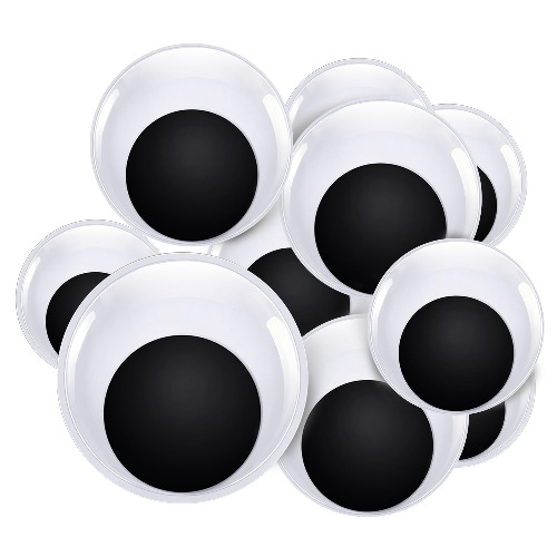 Googly eyes, 8pc, 40-100mm