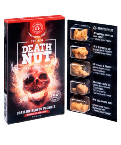 Death Nut Challenge 2.0: Can you finish the hottest peanuts on the planet?