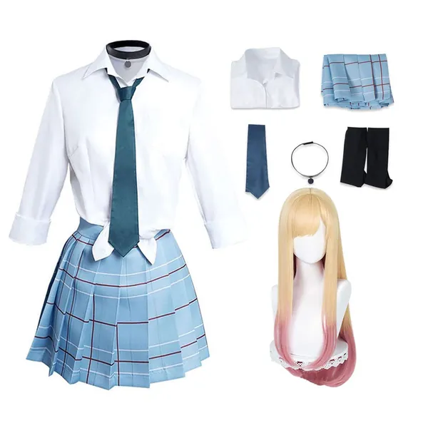 My Dress-Up Darling Cosplay Costume Uniform Dress Skirt JK Outfit for Girls Women