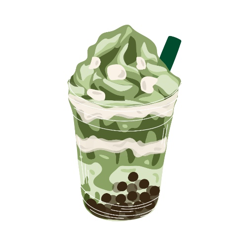 Matcha milk tea ❤️