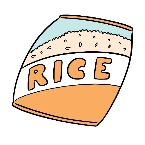A sack of rice