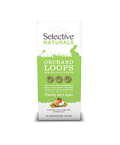 Supreme Petfoods Selective Naturals Orchard Loops with Timothy Hay & Apple, 80 g (Pack of 1)