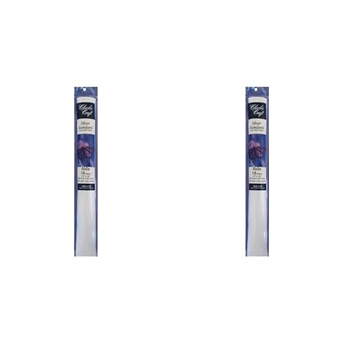 DMC TC8836-6750 Silver Label Aida 18 Count 15x18-Inches Soft Tube, White (Pack of 2) - 1 Count (Pack of 2) - White