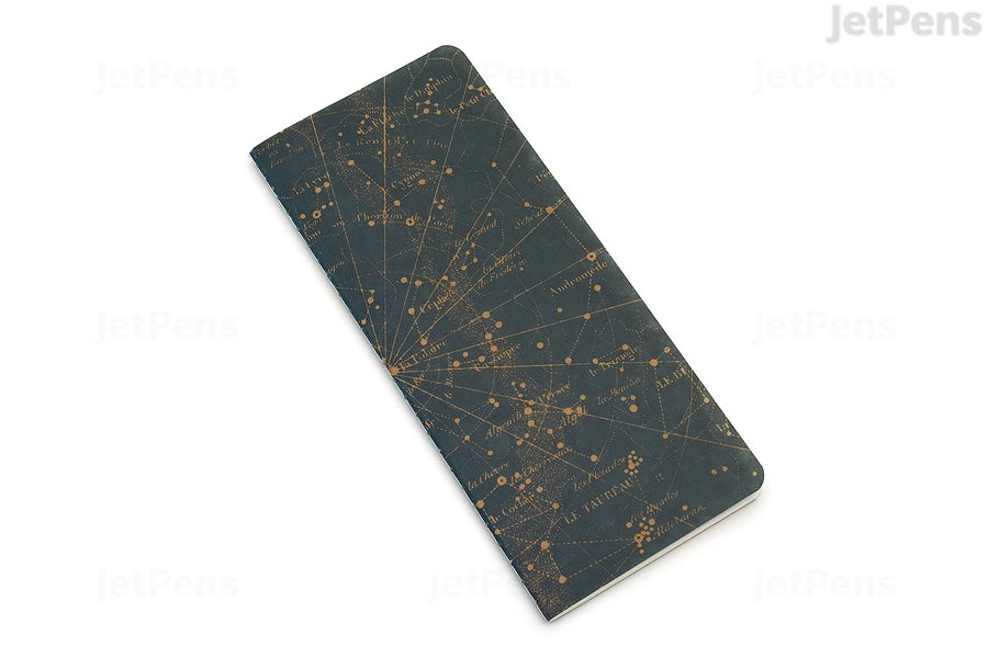 Yamamoto Ro-Biki Notebook - 3.6" x 8.3" - Plain - Star Map